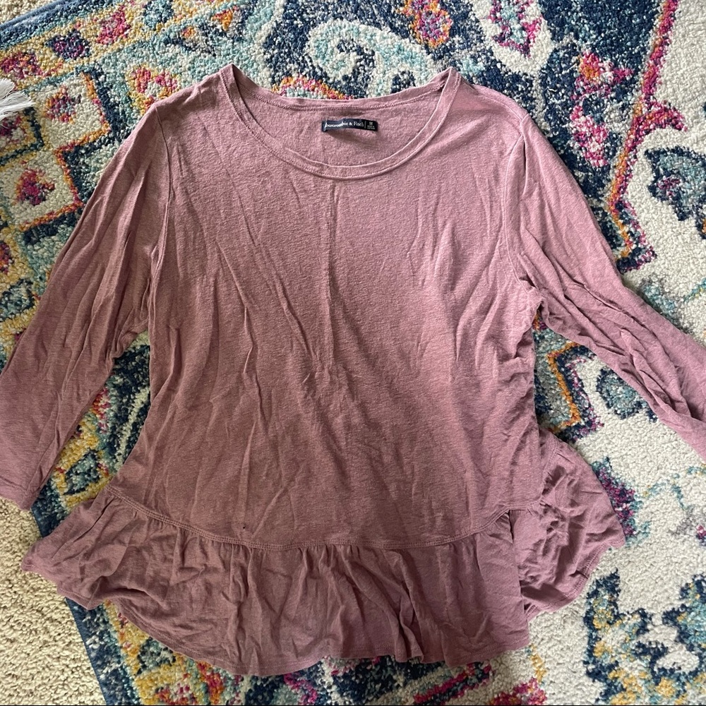 Abercrombie peplum top